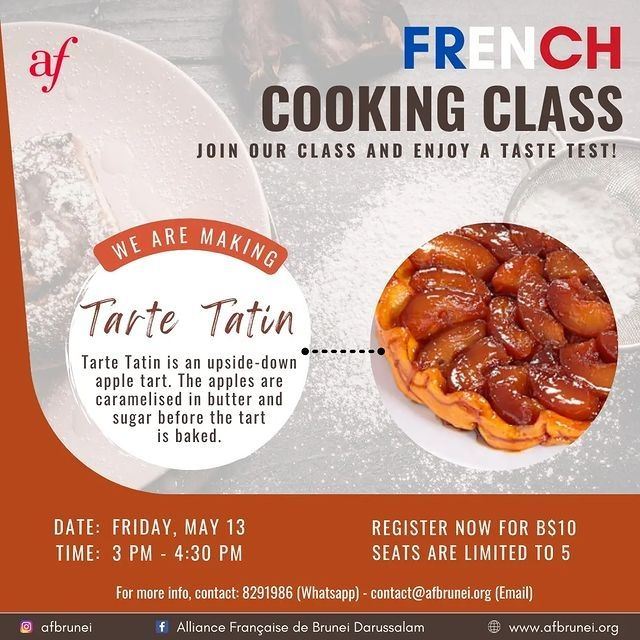 French Cooking Class Brunei Tourism Official Site   French Cooking Class 